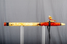 Amboyna Burl Native American Flute, Minor, Mid F#-4, #P11K (10)